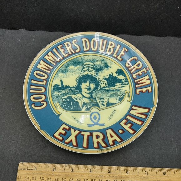 Camembert BIA Cordon Bleu 8 inch Cheese Plates set of 2, 2003/2004 - Picture 3 of 5